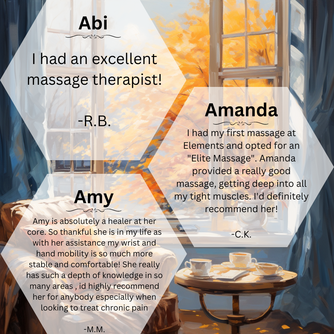 Client testimonials graphic